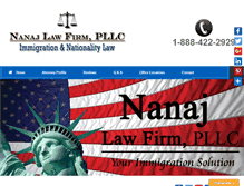 Tablet Screenshot of nanajlaw.com